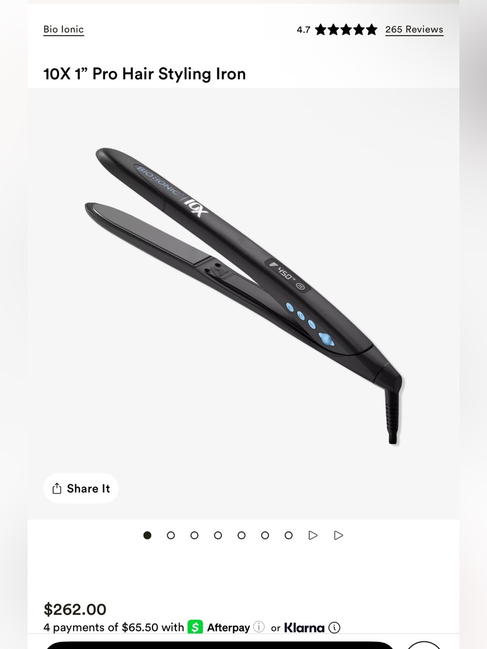 Bio Ionic Straightener